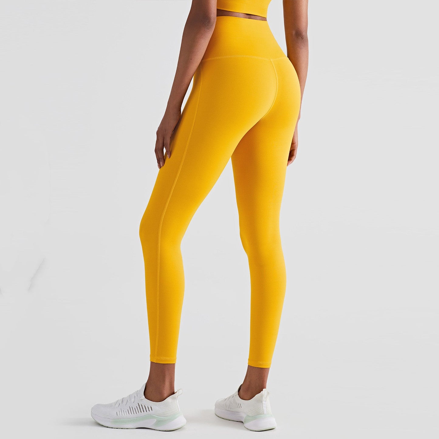 High-waisted Peach Buttocks Fitness Women Wearing Tights With Hips floriamart