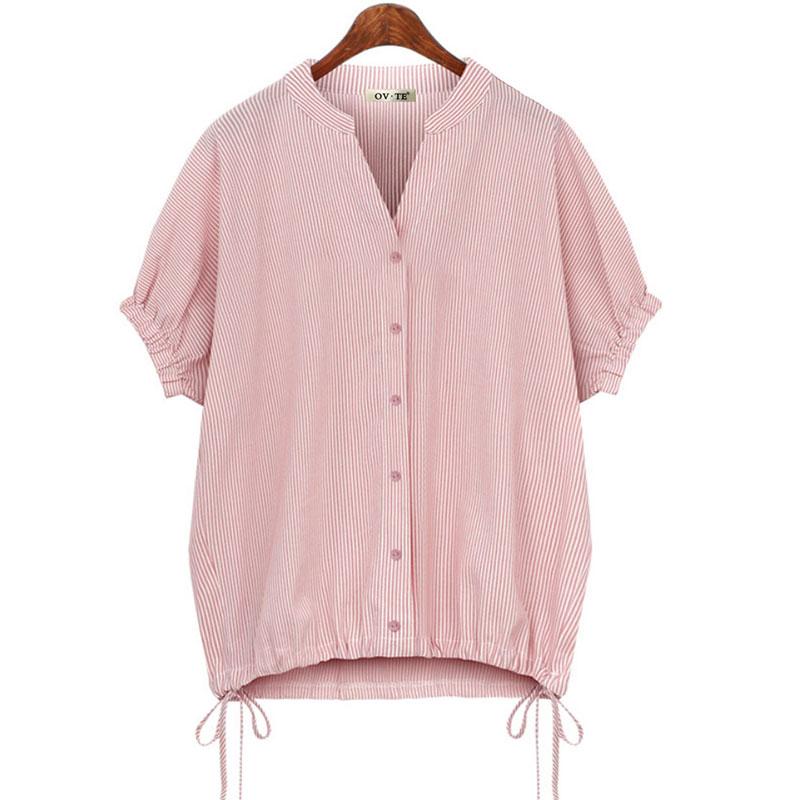 Blouses with loose stripes and raglan sleeves floriamart