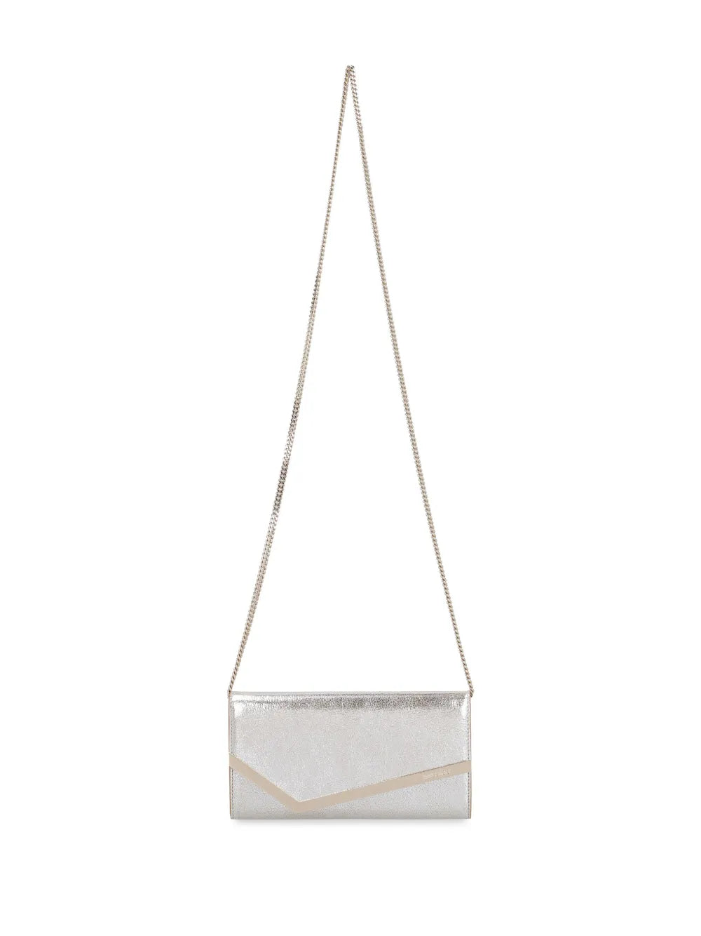 Jimmy ChooEmmie leather clutch bag