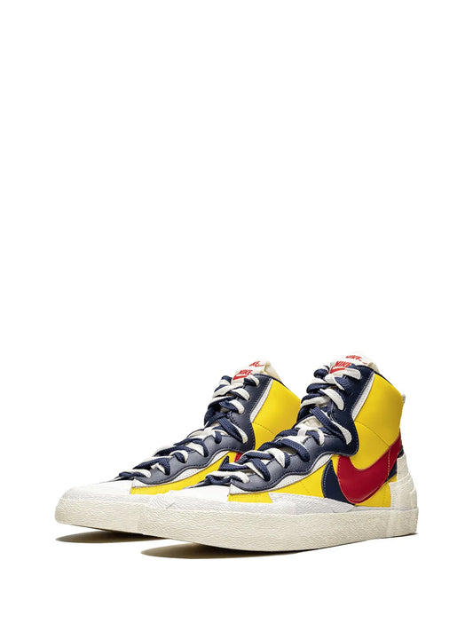 Nike X Sacai Blazer Mid Varsity Maize Sneakers floriamart.shop