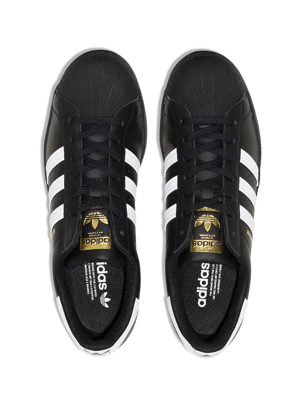 adidas Superstar Black/White Low-Top Sneakers Floriamart