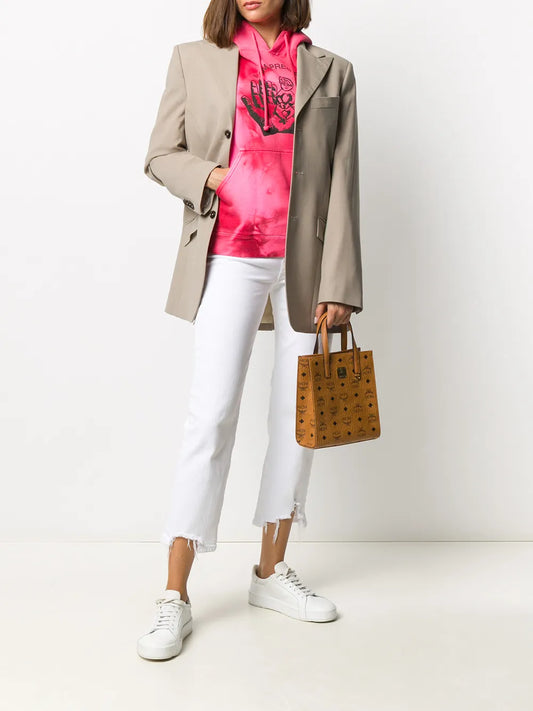 MCMmonogram print tote bag