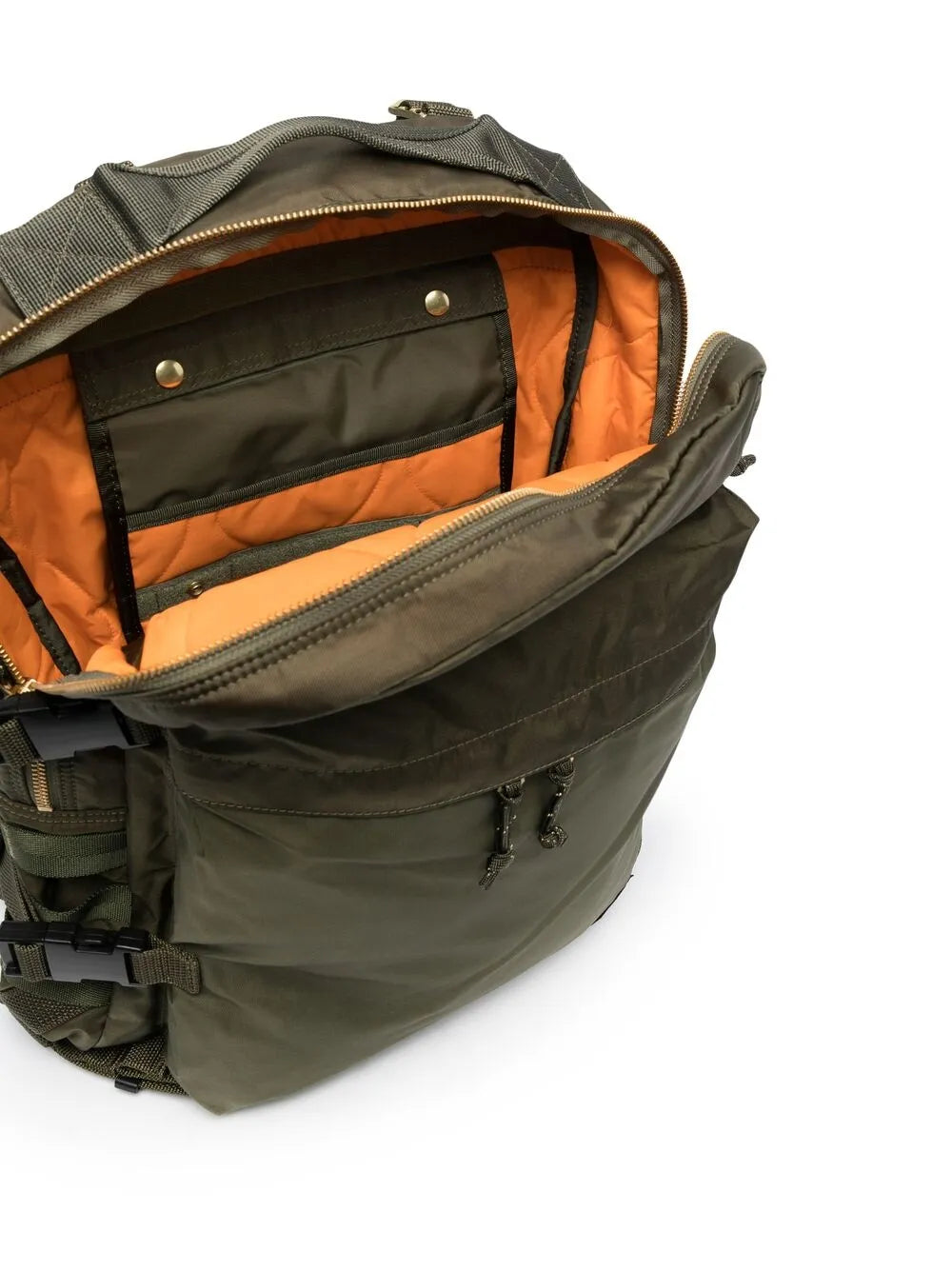 Porter-Yoshida & Co.logo patch buckled backpack