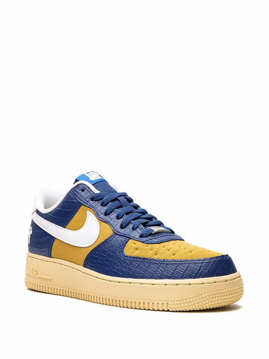 Nike X Undefeated Air Force 1 Low Blue Croc Sneakers floriamart.shop