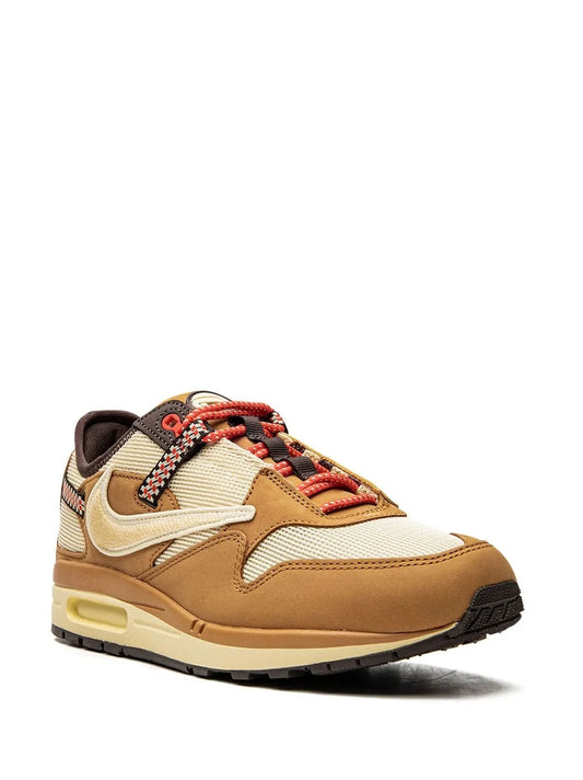 Nike X Travis Scott Air Max 1 Wheat Sneakers floriamart.shop
