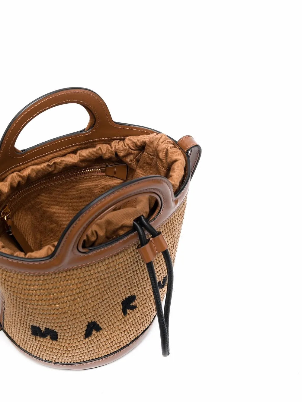 MarniTropicalia logo-embroidered bucket bag