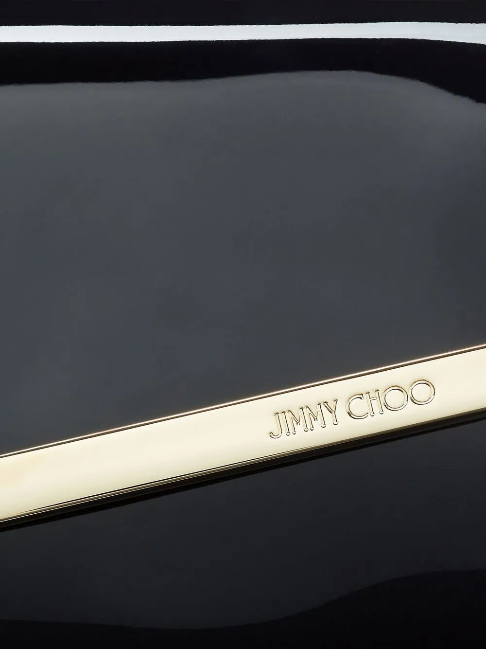 Jimmy ChooEmmie patent leather clutch bag