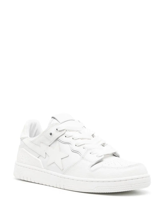 A Bathing Ape?Star-Patch Lace-Up Sneakers Floriamart