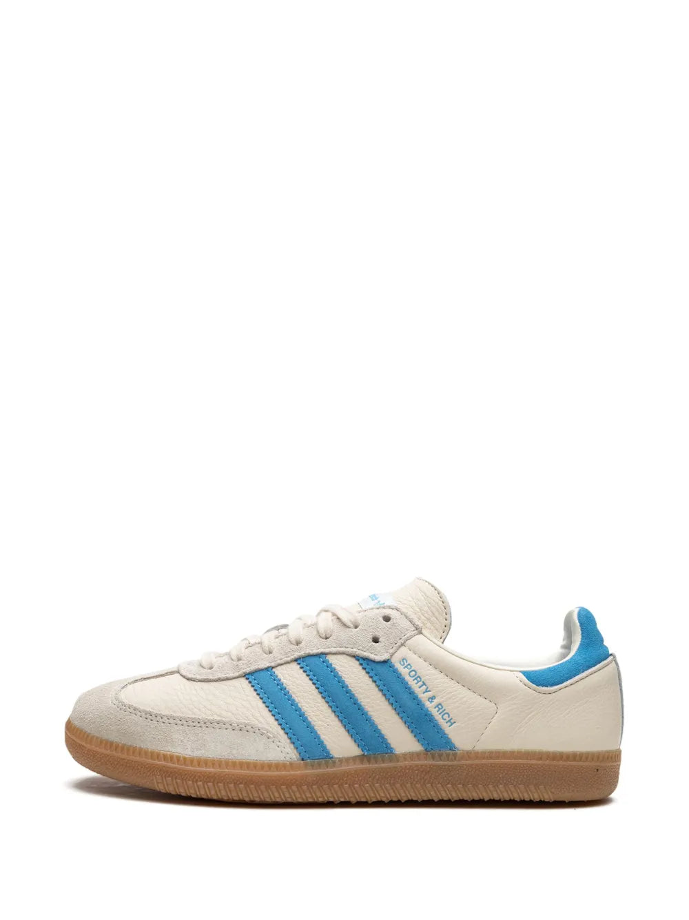 adidas X Sporty And Rich Samba Cream Blue Sneakers