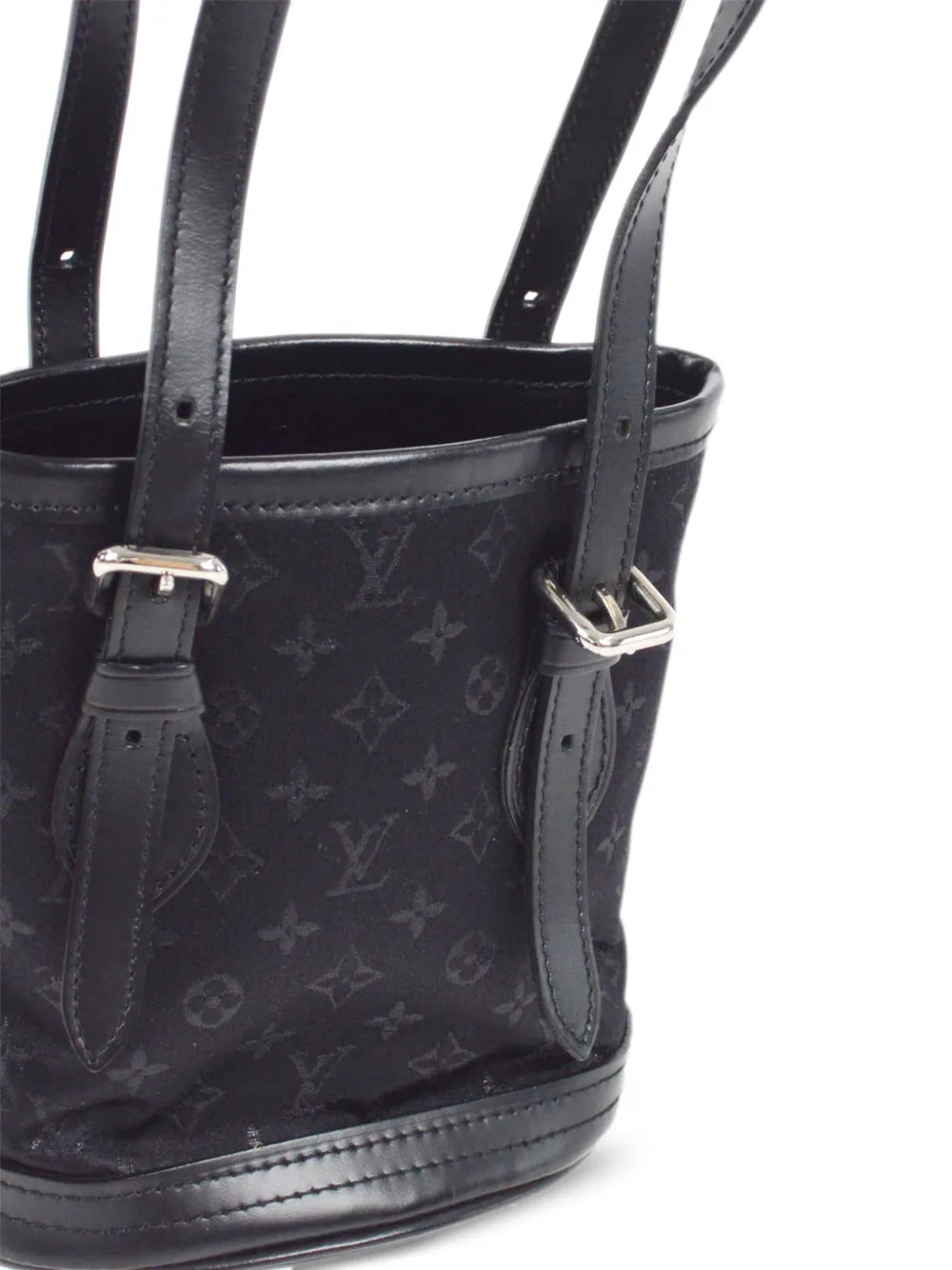 Pre-OwnedLouis Vuitton Pre-Owned2001 mini satin bucket bag