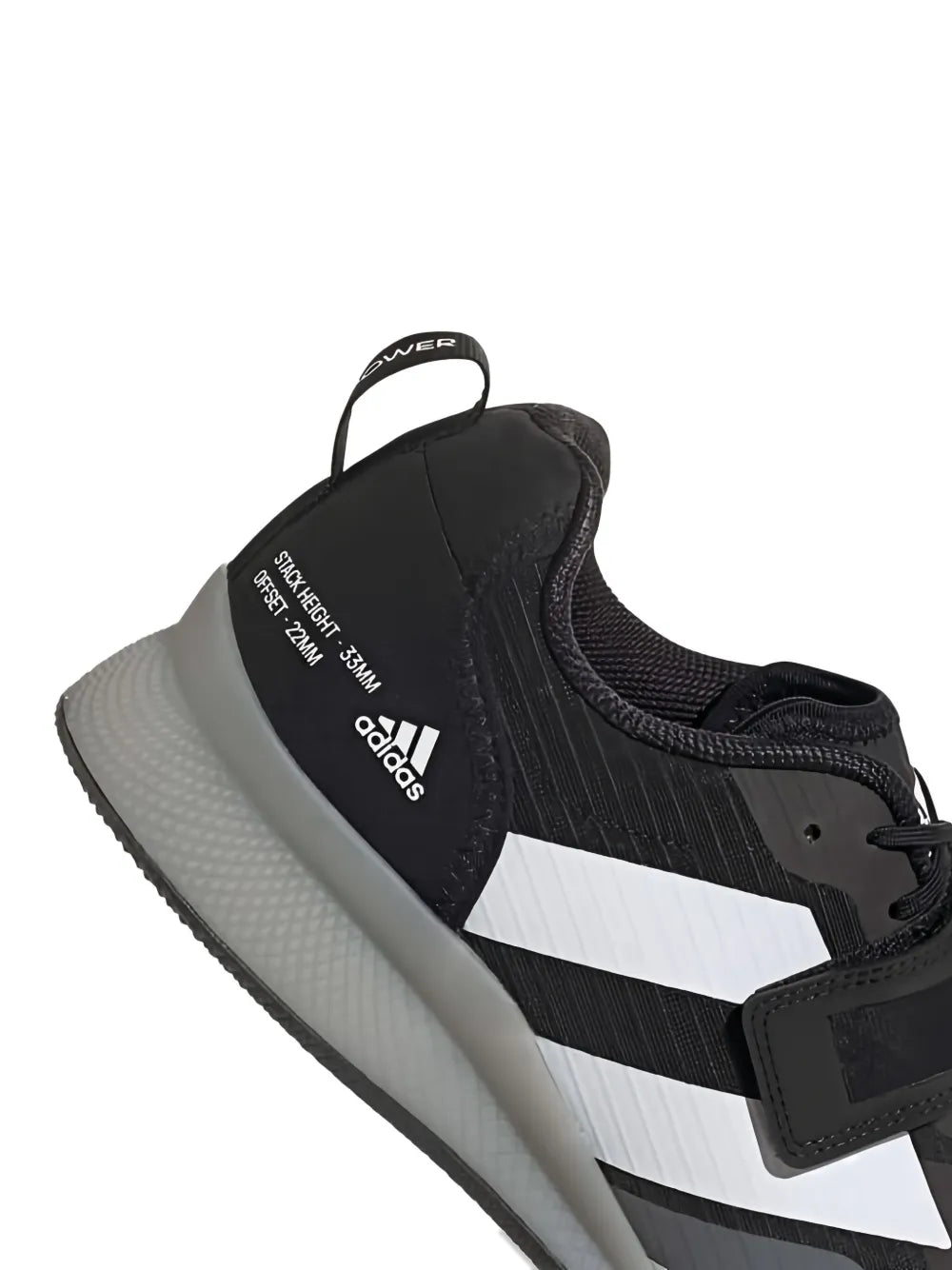 adidas Adipower Weightlifting 3 Black/White/Grey Sneakers Floriamart