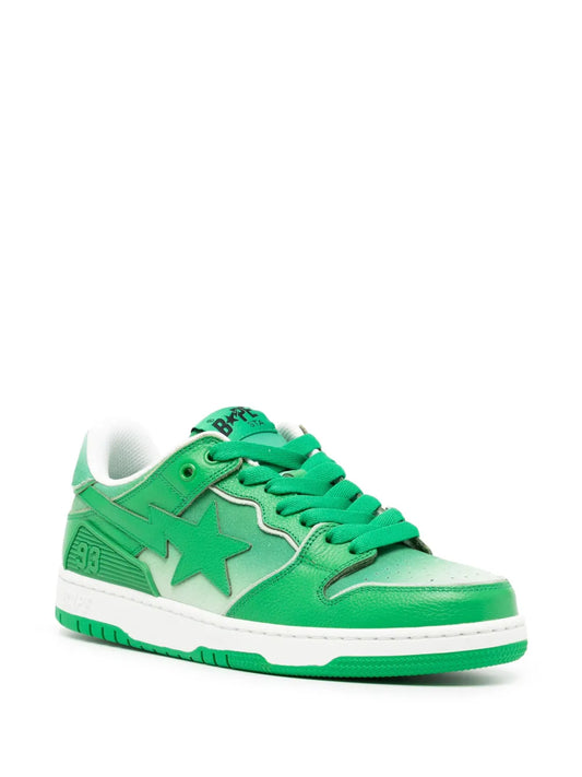 A Bathing Ape?Sk8 Sta Leather Sneakers Floriamart
