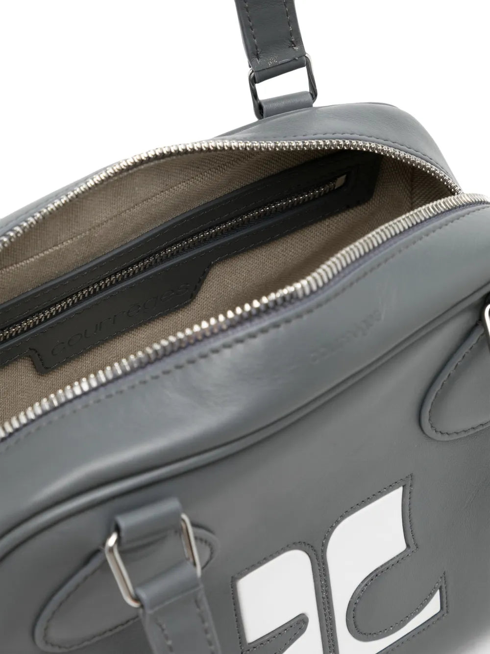 CourresReedition leather tote bag
