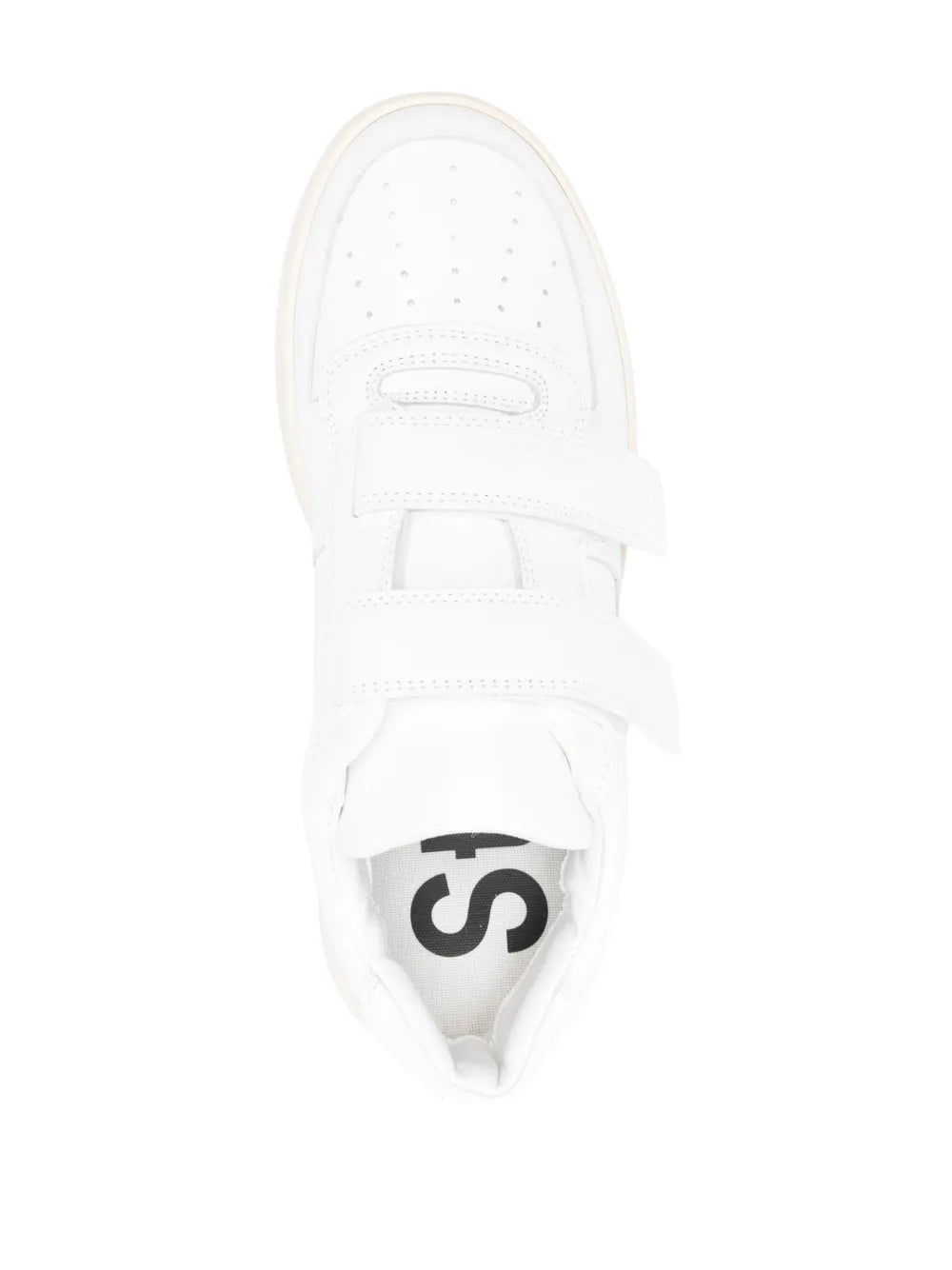 Acne Studios Logo-Plaque Leather Sneakers Floriamart