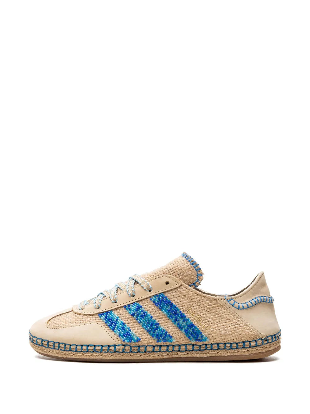 adidas X Clot Gazelle Linen Khaki/Light Blue Sneakers