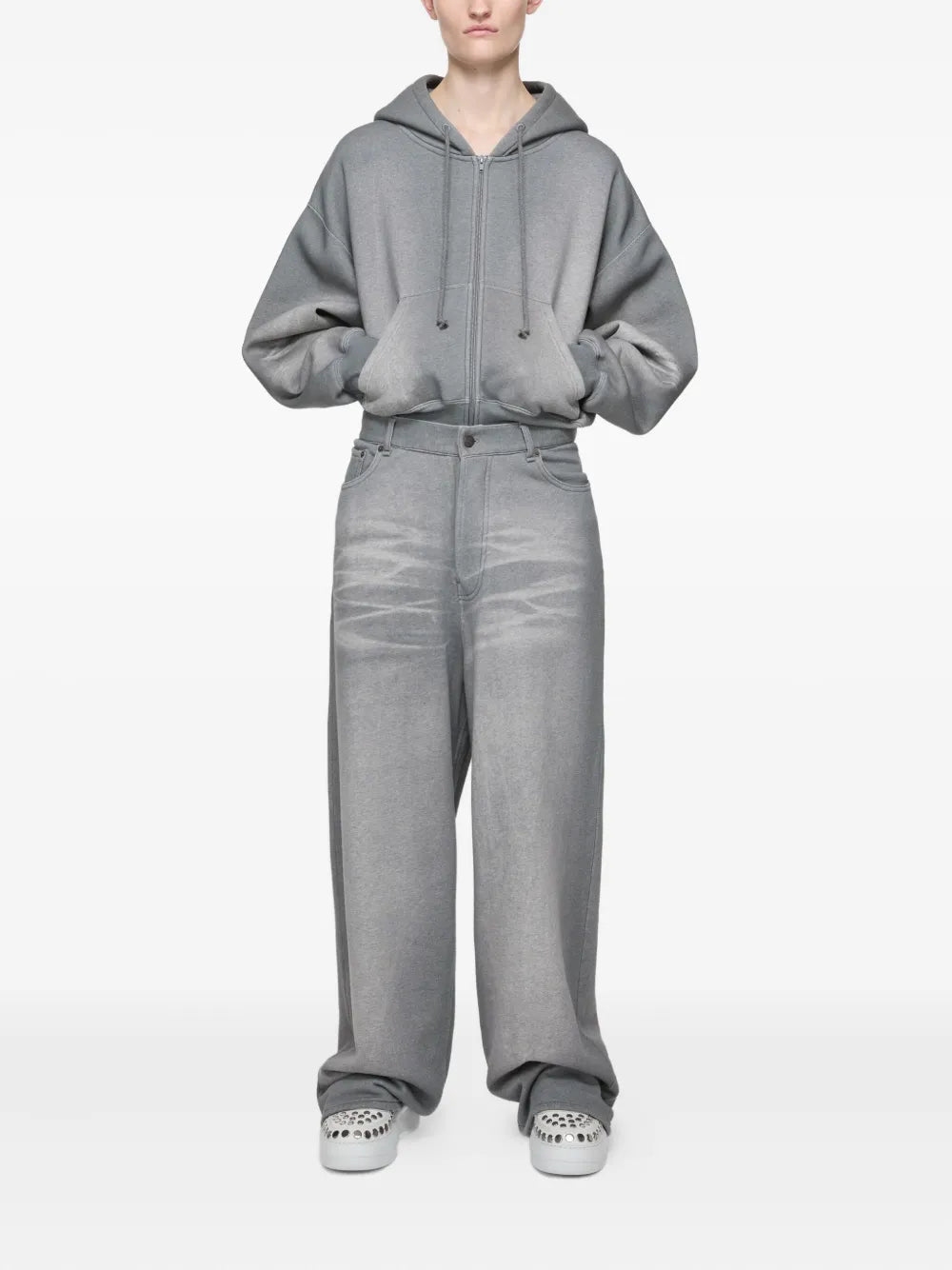 Acne Studios Touch-Strap Platform Sneakers Floriamart