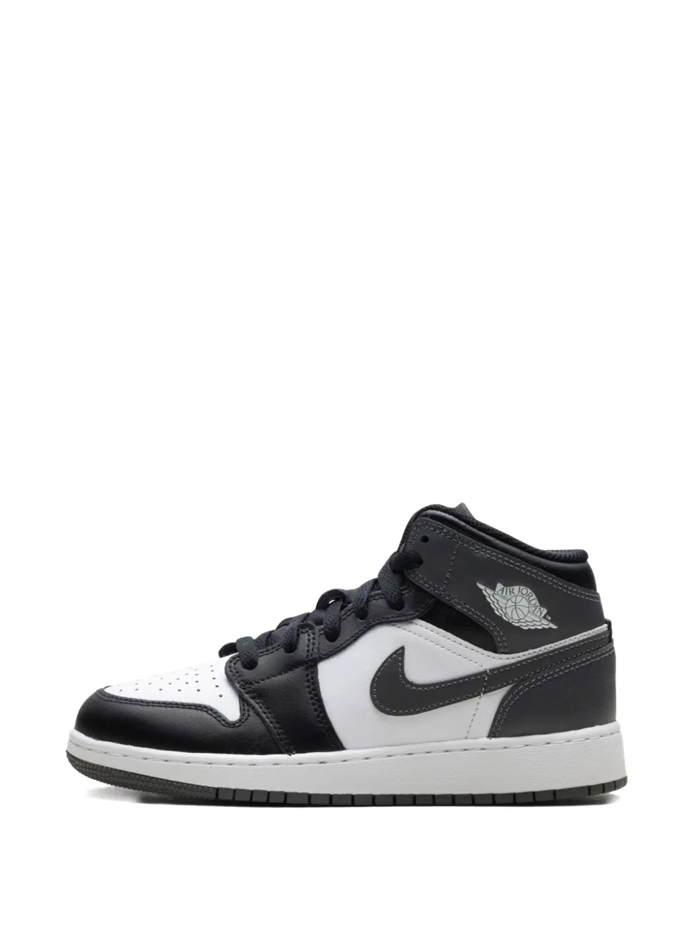 Air Jordan 1 Mid Black/ Iron Grey/ White Sneakers
