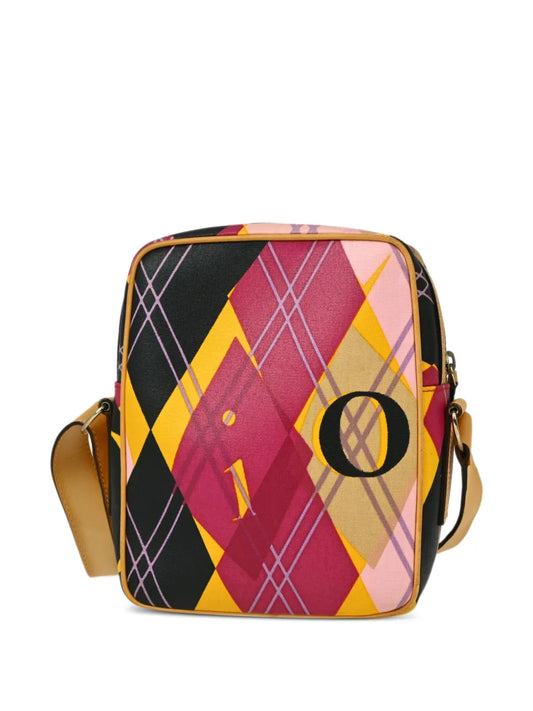 Pre-OwnedChristian Dior Pre-Owned2004 Argyle check shoulder bag