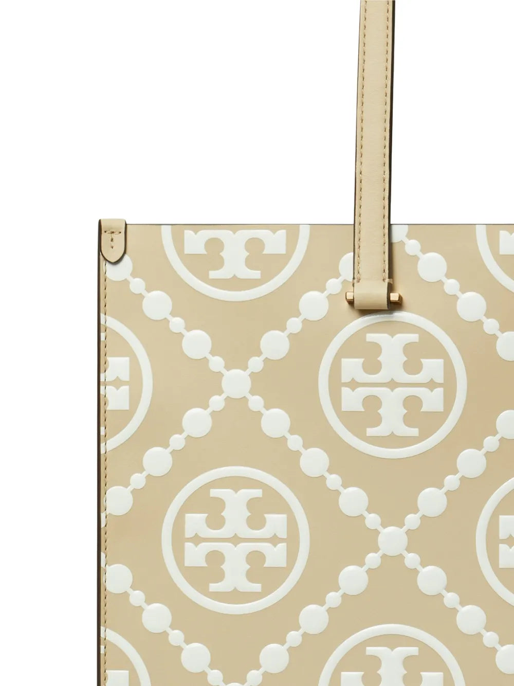 Tory BurchT Monogram-embossed tote bag