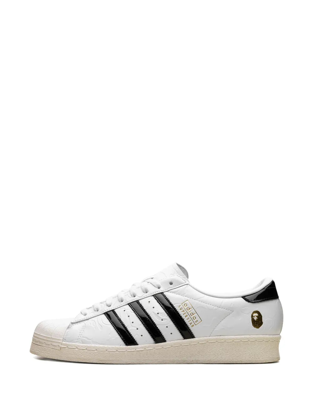 adidas X A Bathing Ape Superstar Vintage White Black Sneakers
