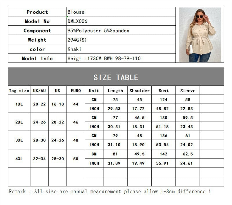 Plus Size Fat Women Blouse Shirt Ladies Tops floriamart