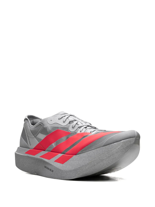 adidas Adizero Adios Pro Evo 2 Silver Metallic/Lucid Red/Grey Two Sneakers Floriamart
