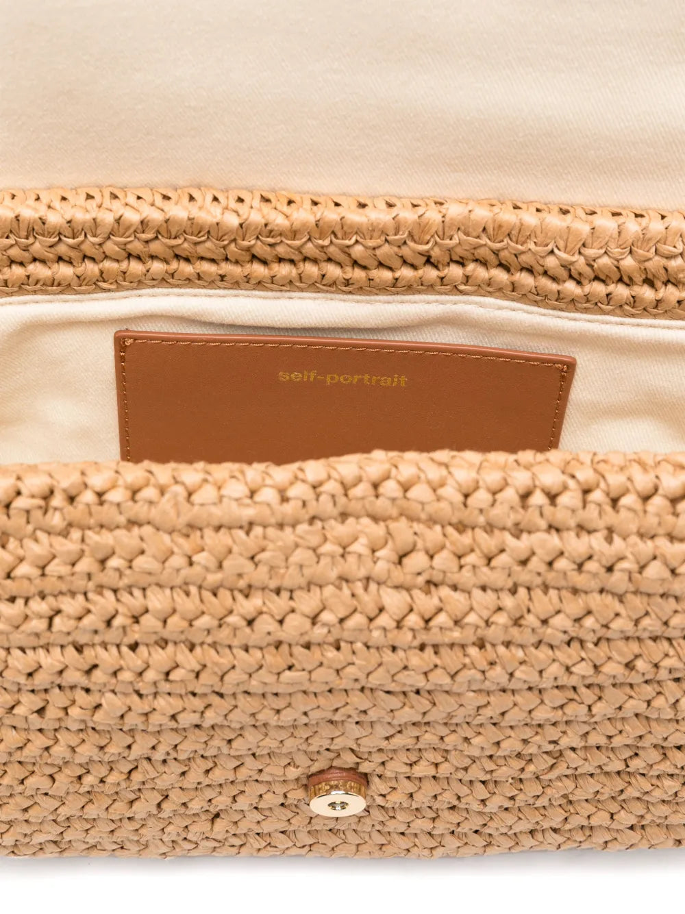 Self-Portraitbow-detail shoulder bag floriamart.shop
