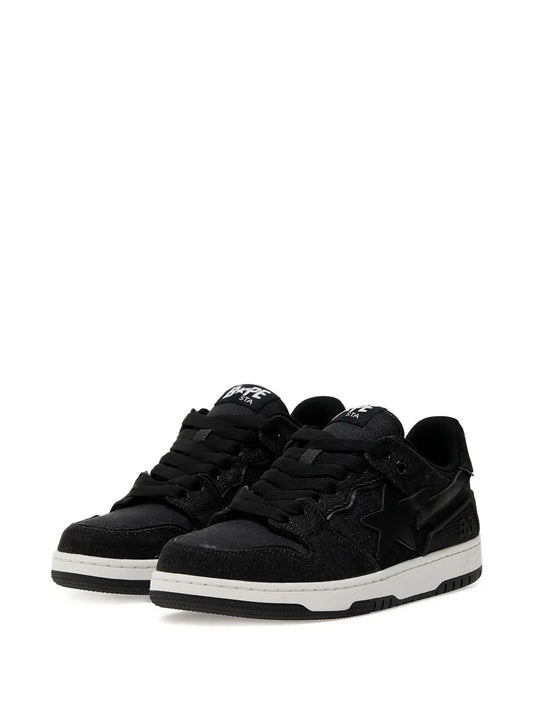A Bathing Ape?Star-Embellished Denim Trainers Floriamart