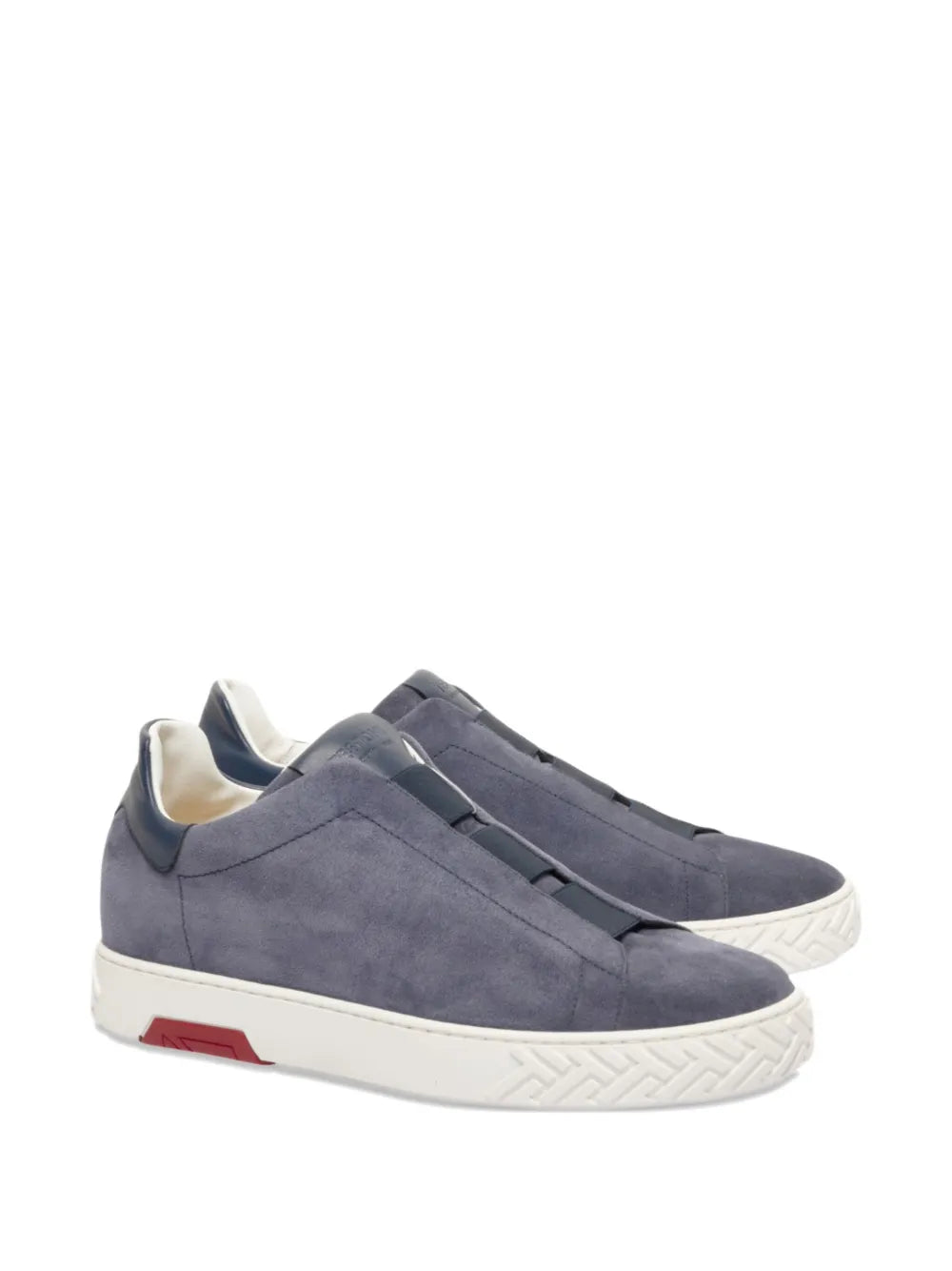A.Testoni Slip-On Suede Sneakers Floriamart