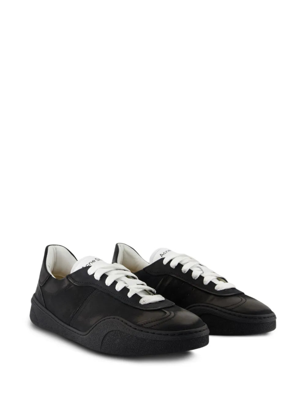 Acne Studios Leather Lace-Up Sneakers Floriamart