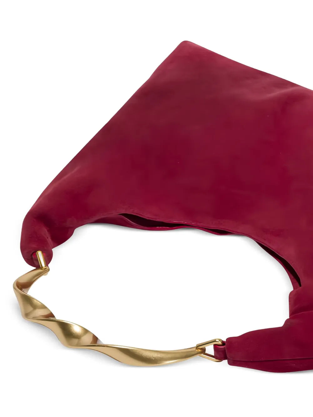 SimkhaiNixi twisted-handle suede shoulder bag
