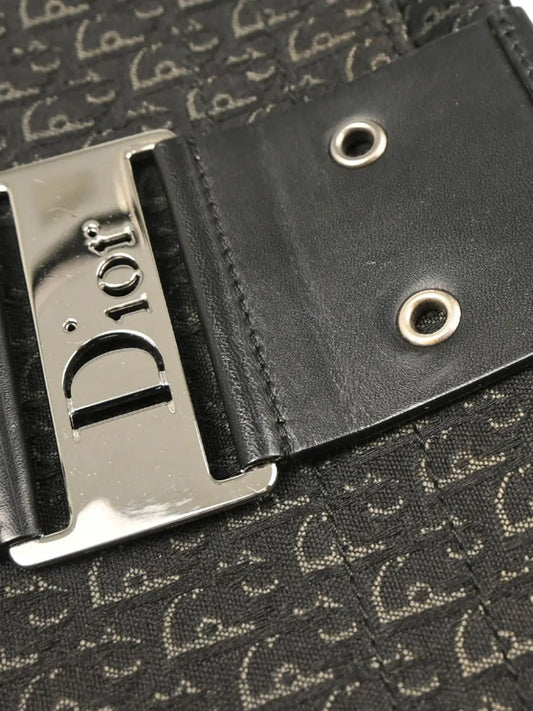 Pre-OwnedChristian Dior Pre-Owned2004 Trotter Street Chic canvas leather shoulder bag