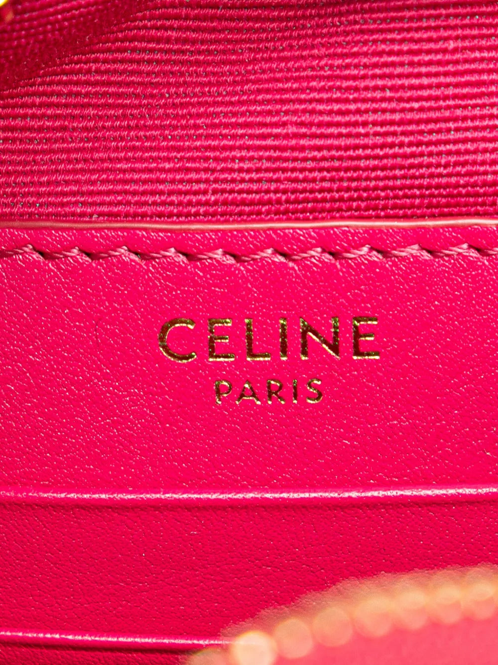 Pre-OwnedCeline Pre-Owned2019 Quilted Calfskin C Charm crossbody bag