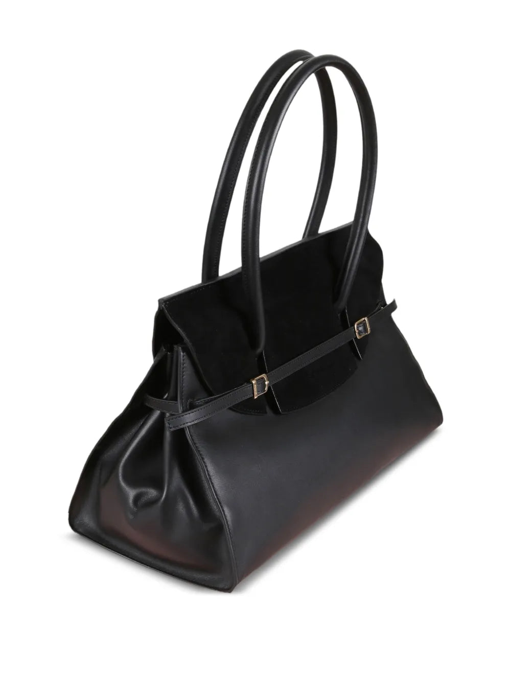 Simkhaisuede strap tote bag