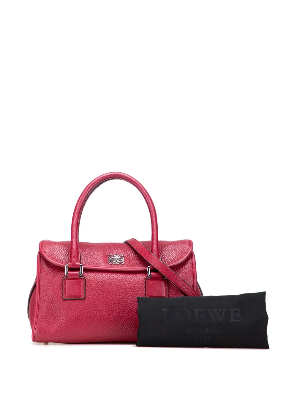 Pre-OwnedLoewe Pre-Owned2010 Leather Alamo 28 satchel