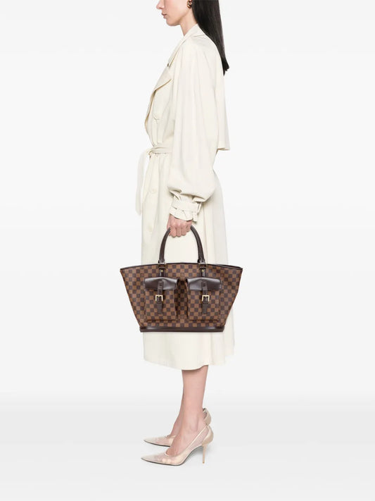 Pre-OwnedLouis Vuitton Pre-Owned2003 Damier Ebene Manosque GM tote bag