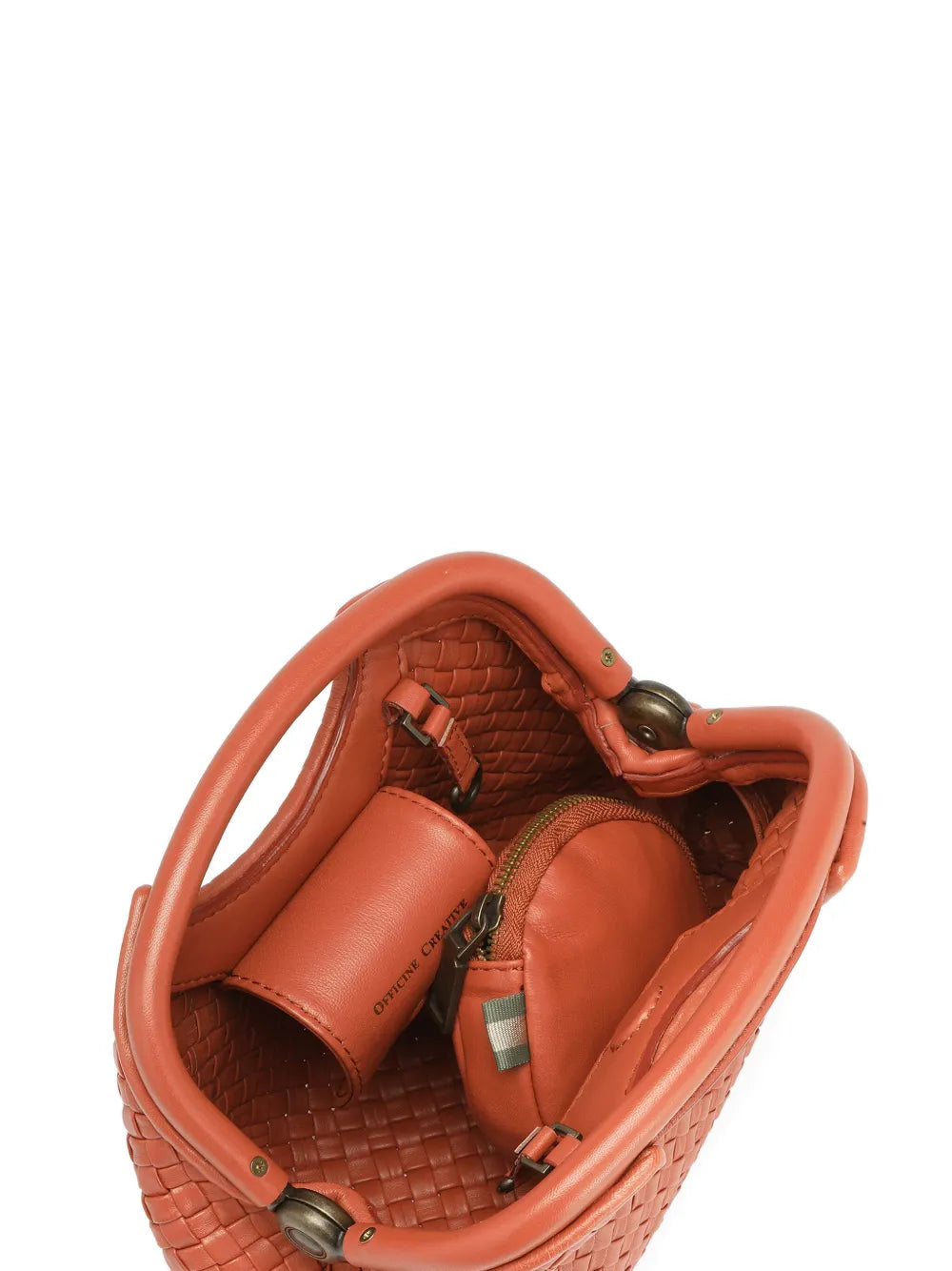 New SeasonOfficine Creativewoven leather shoulder bag