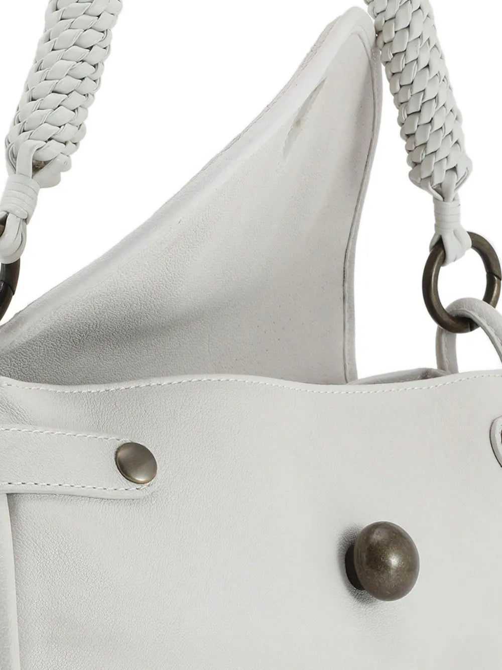Officine CreativeHoles leather shoulder bag