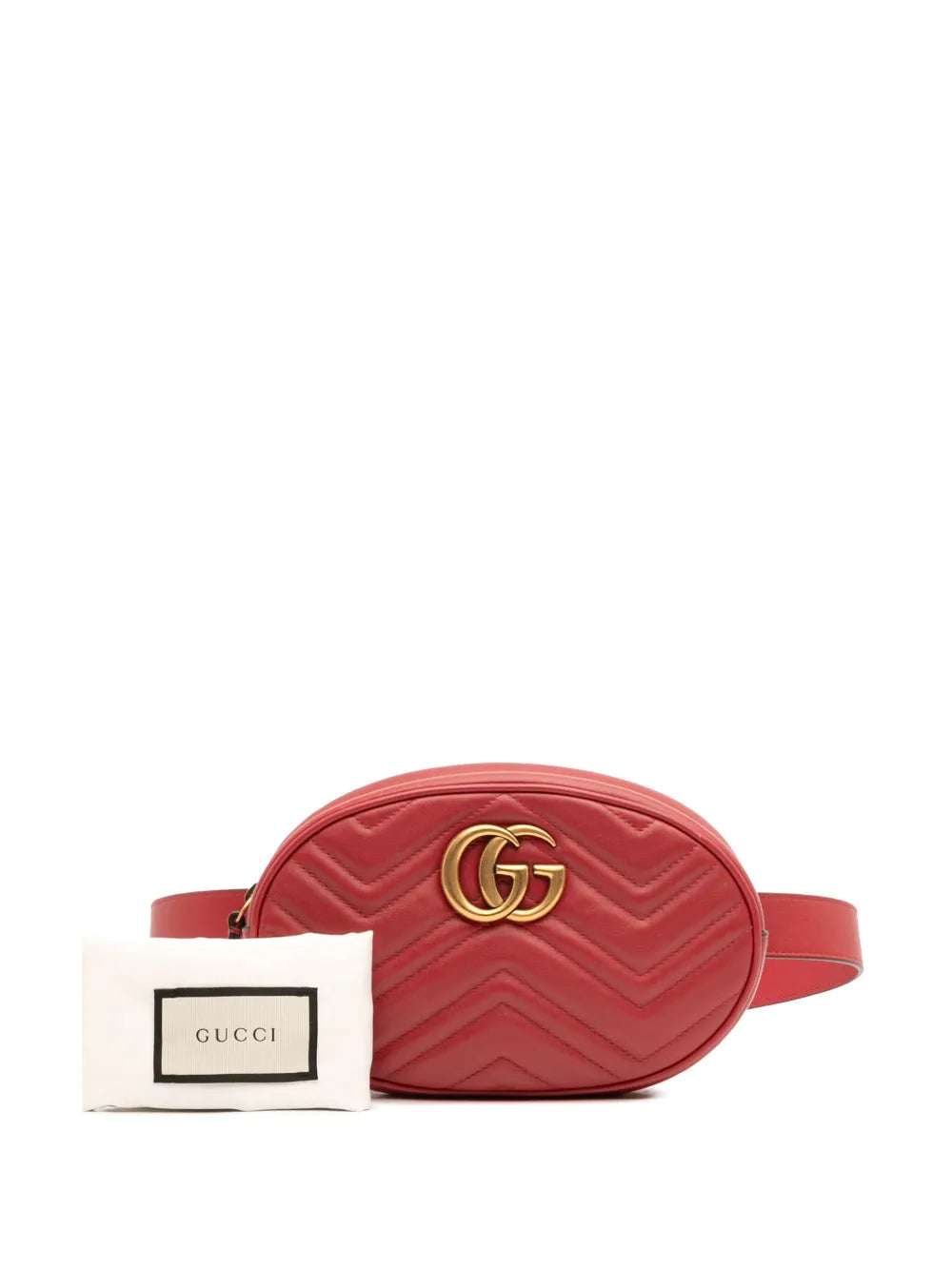 Pre-OwnedGucci Pre-Owned2016-2025 Small GG Marmont Matelasse Leather belt bag