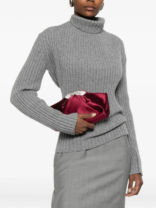 Giuseppe Zanotticrystal-embellished clutch bag