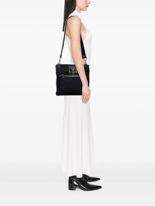 Pre-OwnedPrada Pre-Owned2013-2025 Saffiano Trimmed Tessuto Snap crossbody bag floriamart.shop