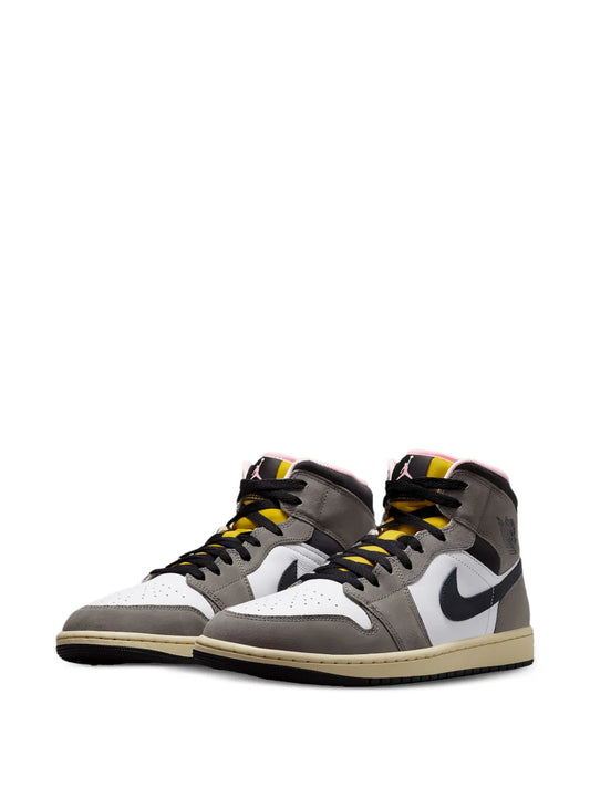 Air Jordan 1 Mid Cave Stone Sneakers