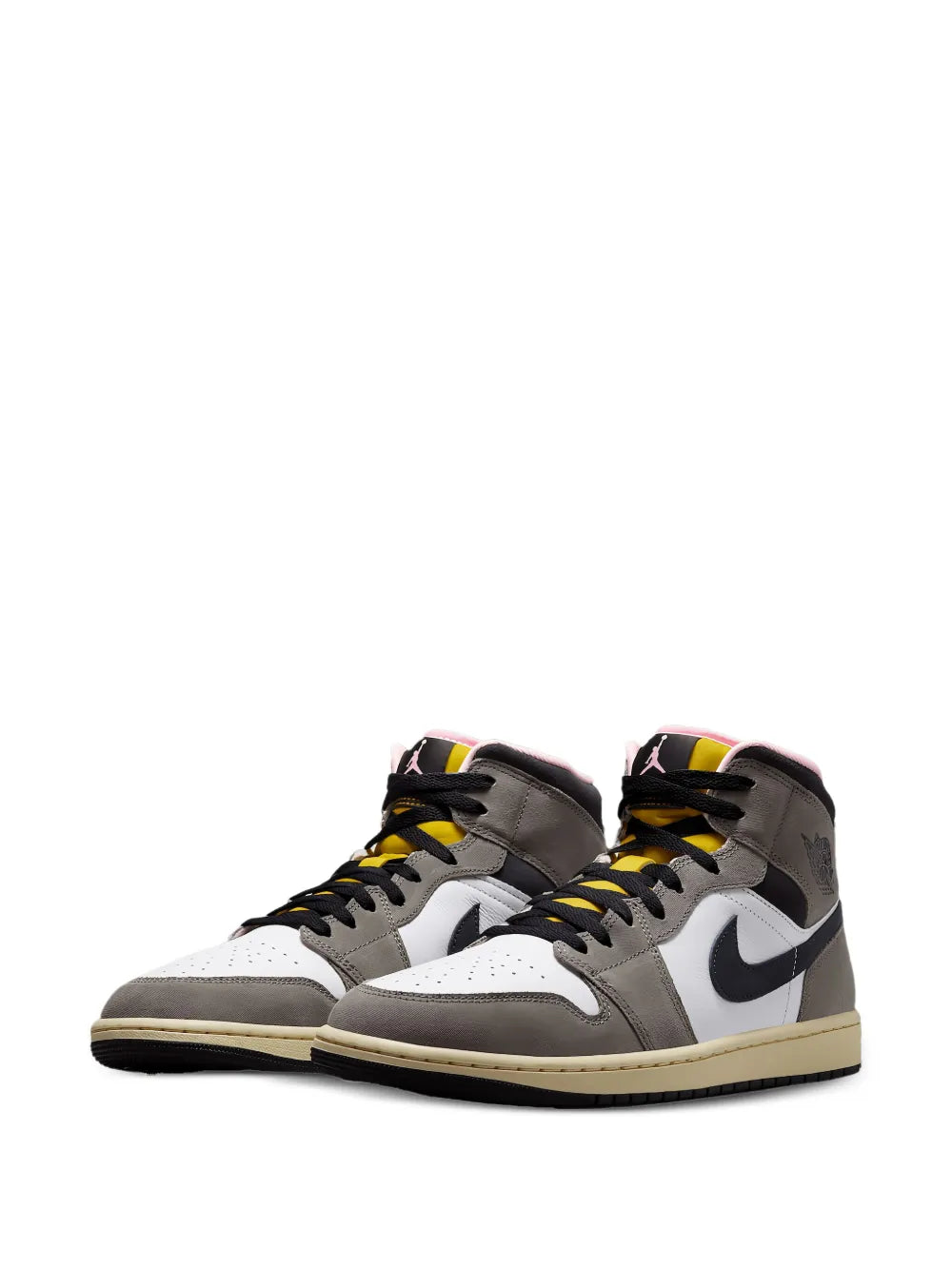 Air Jordan 1 Mid Cave Stone Sneakers