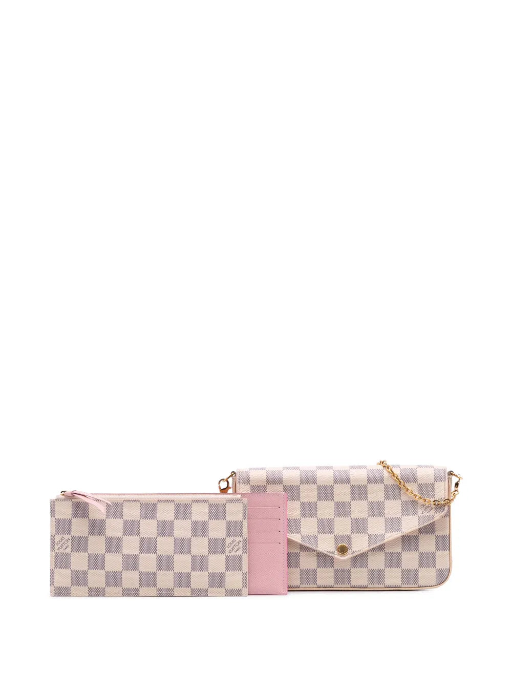 Pre-OwnedLouis Vuitton Pre-Owned2018 Damier Azur Pochette Felicie crossbody bag