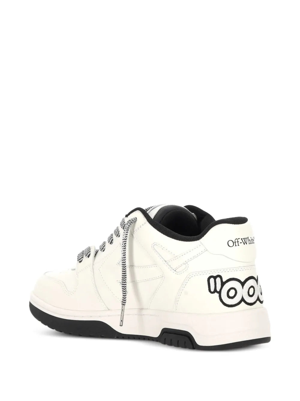 Off-White Logo-Detail Leather Sneakers floriamart.shop