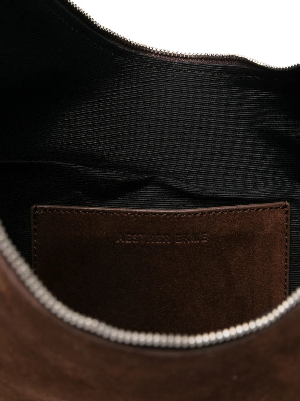 Aesther Ekmesuede crescent tote bag