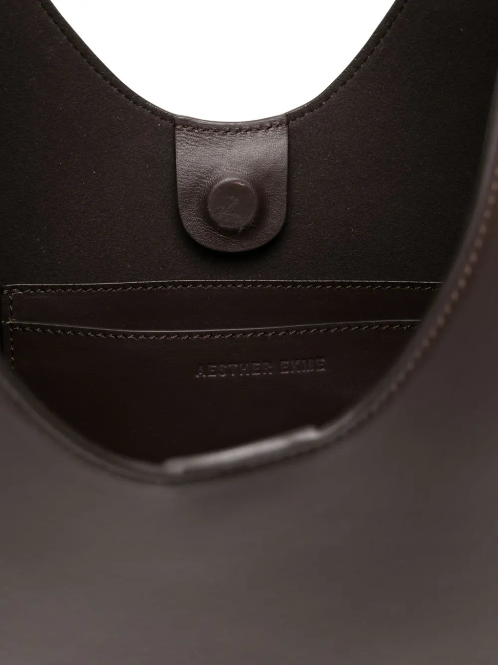 Aesther Ekmecrescent suede tote bag