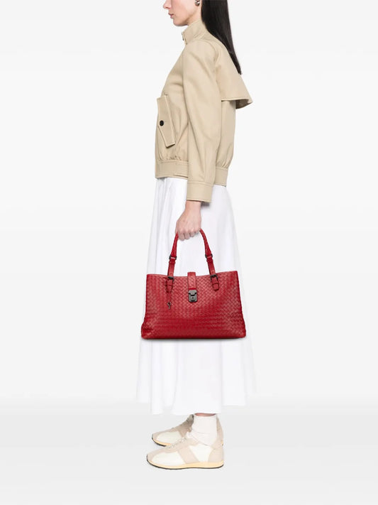 Pre-OwnedBottega Veneta Pre-Owned2012-2025 Medium Nappa Intrecciato Roma tote bag