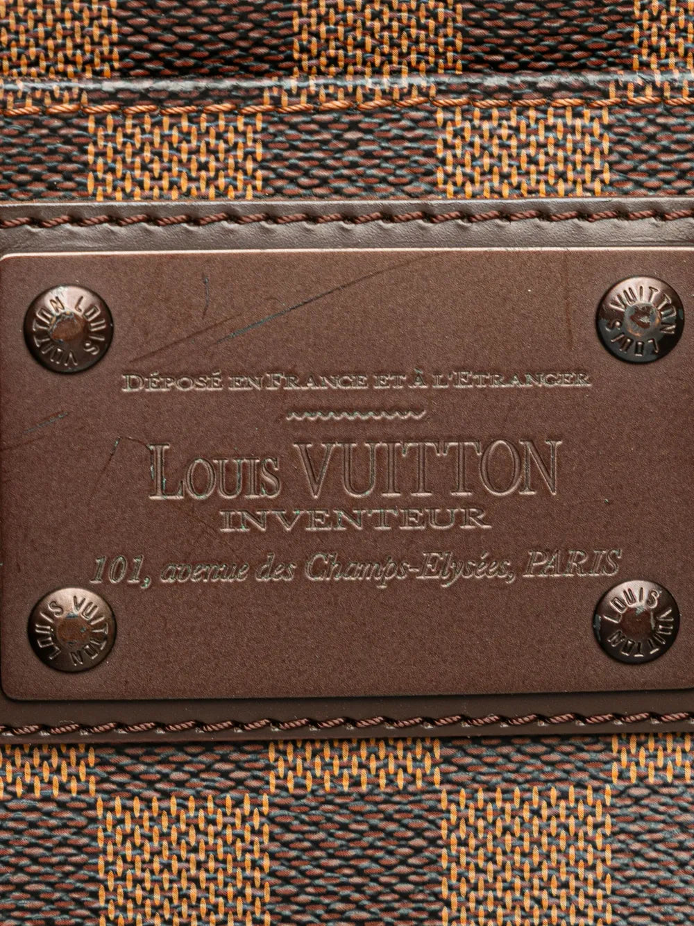 Pre-OwnedLouis Vuitton Pre-Owned2010 Damier Ebene Brooklyn Pochette crossbody bag