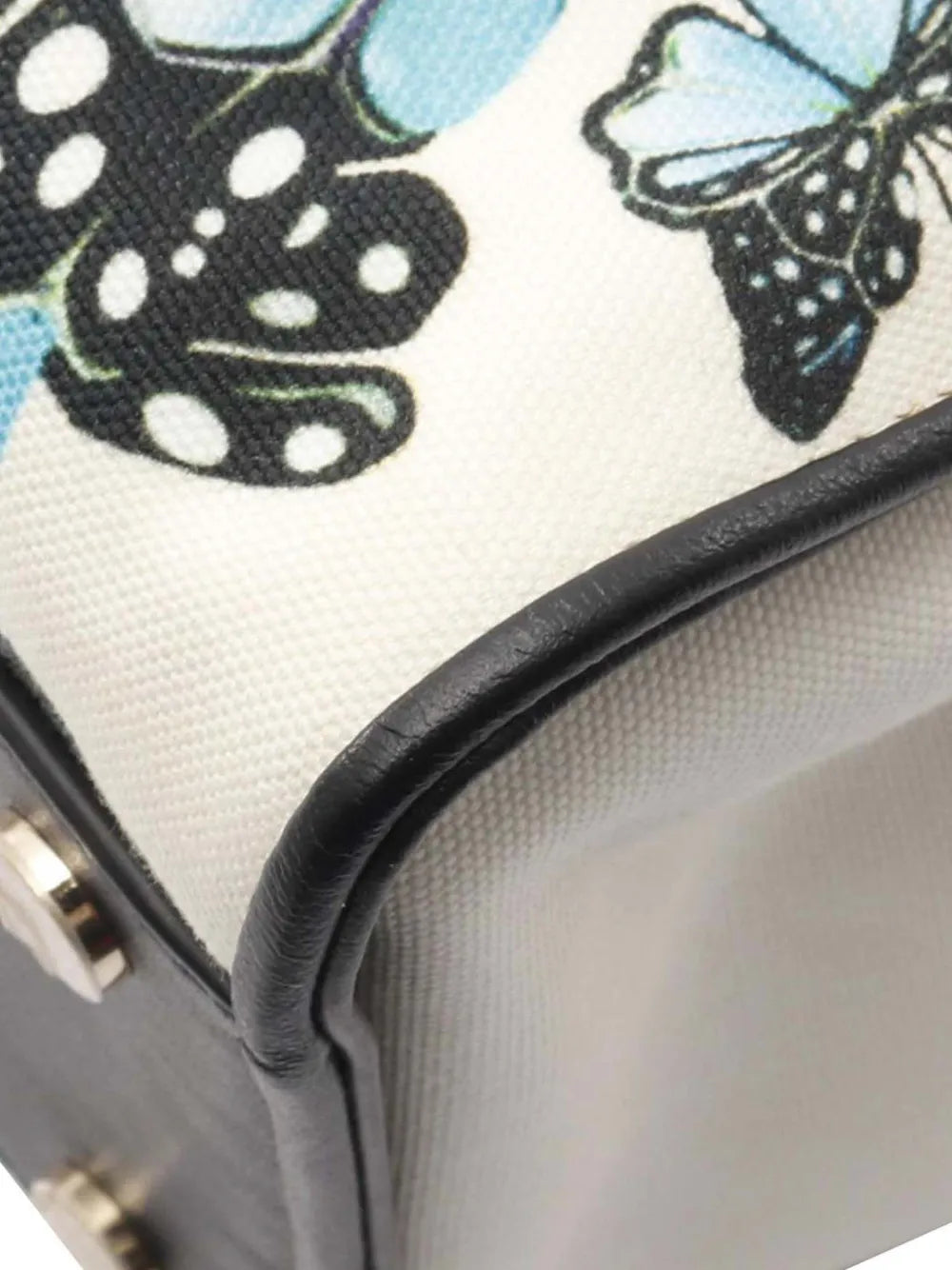 Pre-OwnedBvlgari Pre-Owned2010-2025 Mary Katrantzou Canvas Butterfly and Snake Print Tote satchel